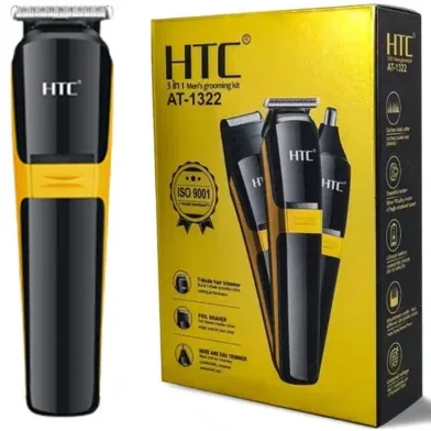 HTC AT-1322 Cordless Nose And Ear Hair Trimmer For Man Rechargeable Men's Grooming Kit - Rokomari product